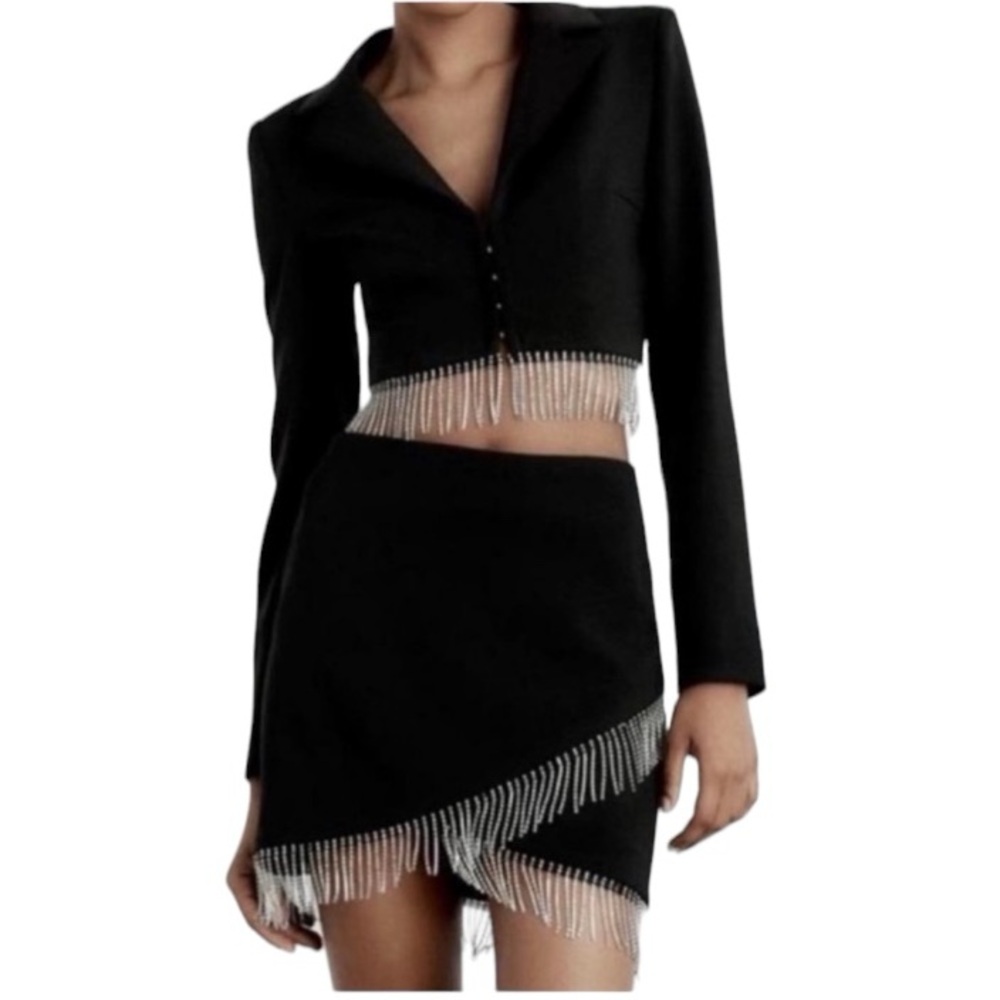House of Harlow 1960 blazer and skirt set SZ M NWT